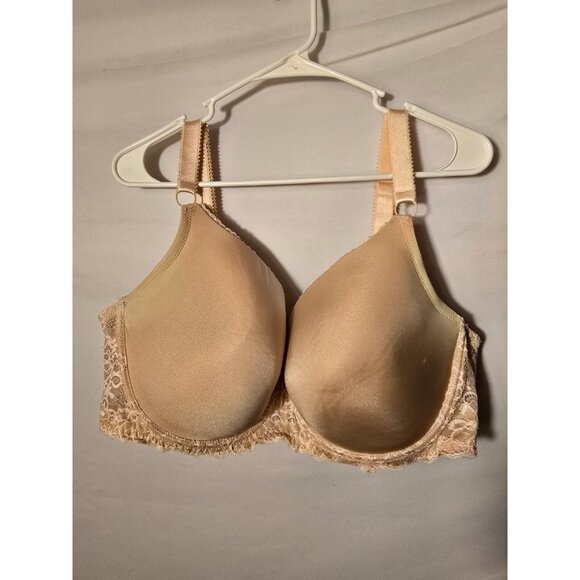 Adore Me Nude Lacy Bra Underwire Womens Size 44G Push Up Plus Size - Picture 1 of 3